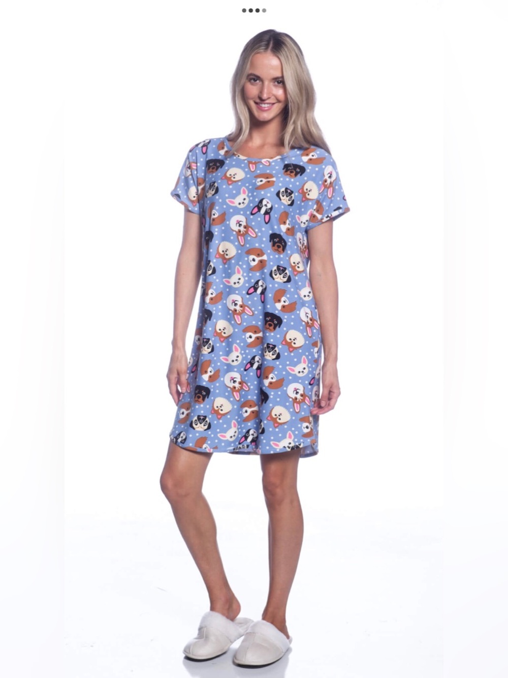 DKR Apparel Printed Night Shirt